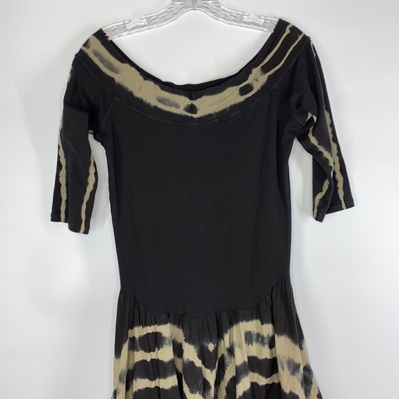 Black Circle Pattern Bottom Dress Small CanCan - Picture 4 of 7